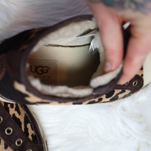 UGG Leopard Print Sneakers - Picture 4 of 5